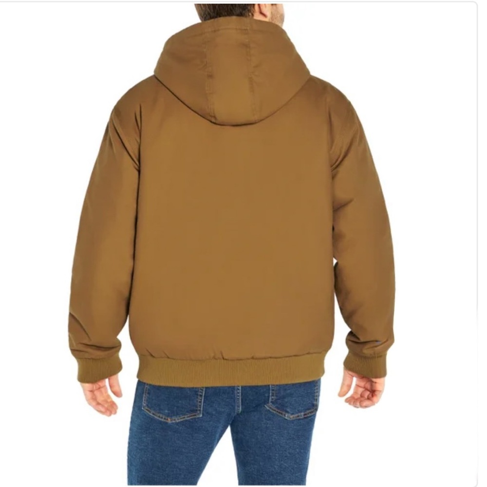 Men's Brown Hooded Woolrich Jacket